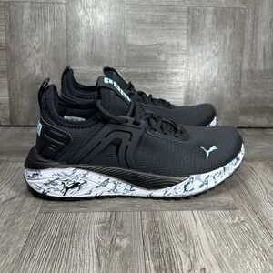 Puma Pacer Future Sneakers Womens 6 Black Marbled Sole Athletic Running NEW